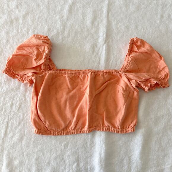 Abercrombie Orange Crop Top - Picture 1 of 6